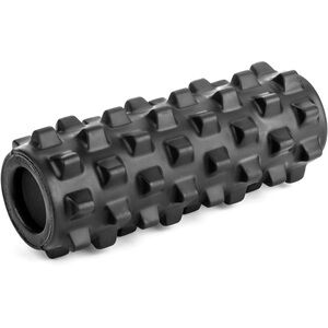 RumbleRoller Extra Firm Textured Foam Roller Compact Black NEW